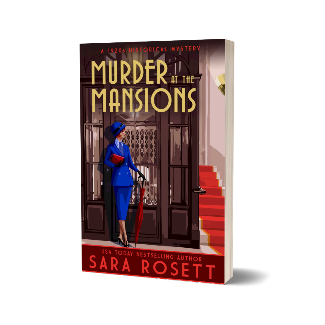 Murder at the Manions, a 1920s cozy historical mystery set in London