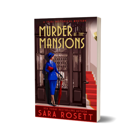Murder at the Manions, a 1920s cozy historical mystery set in London