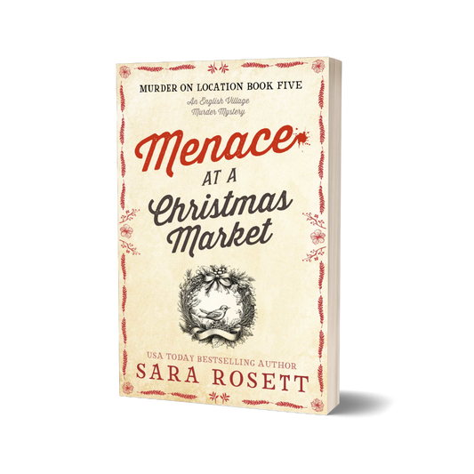 Menace at the Christmas Market, a cozy mystery Christmas novella