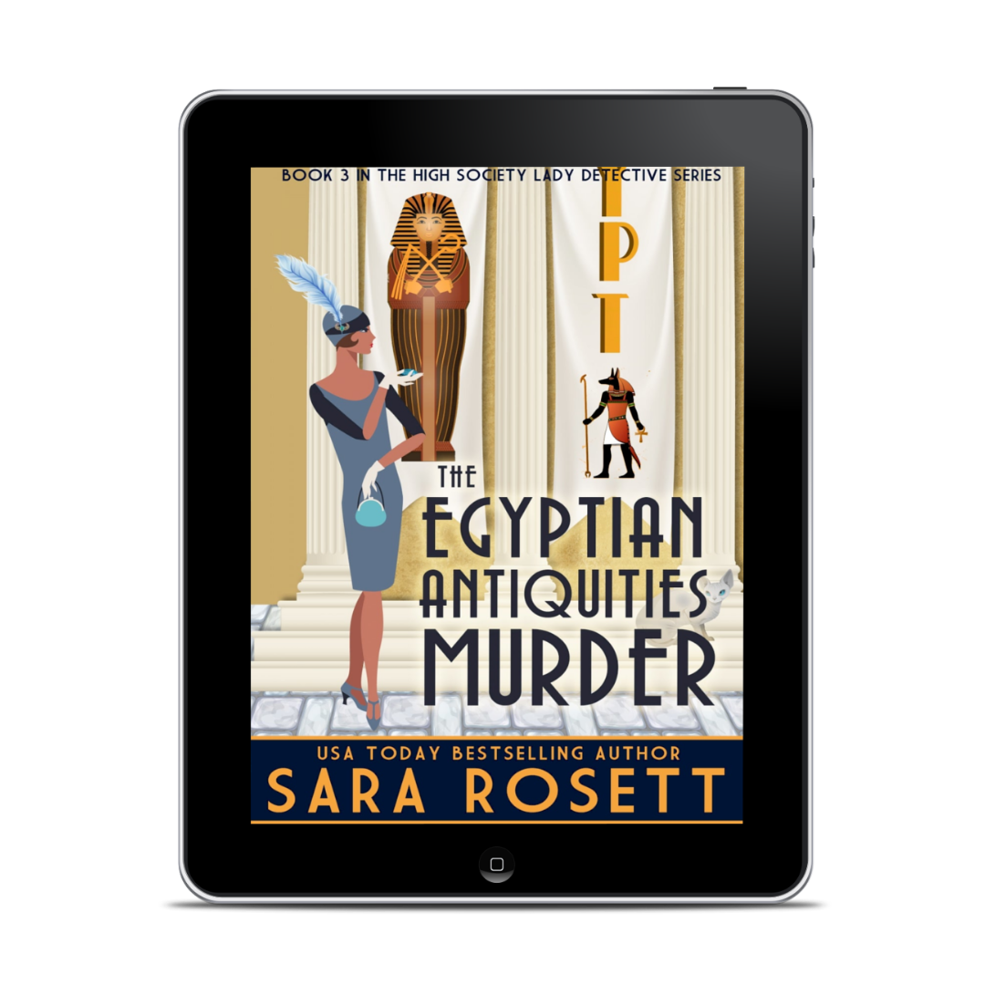 TheEgyptian Antiquities Murder, a 1920s cozy historical mystery 
